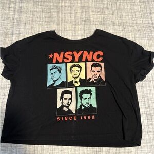 NSYNC Graphic Black T-Shirt